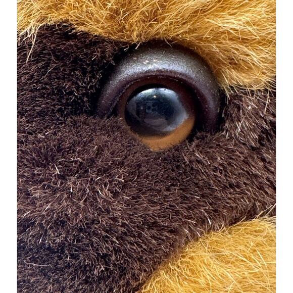 Vtg Paul Import Puppy Dog Plush 9" Hamburg Germany Stuffed Animal 2-Tone Brown - Picture 8 of 16